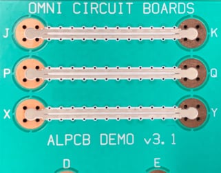 Superconductive Aluminum Circuit Trace-1